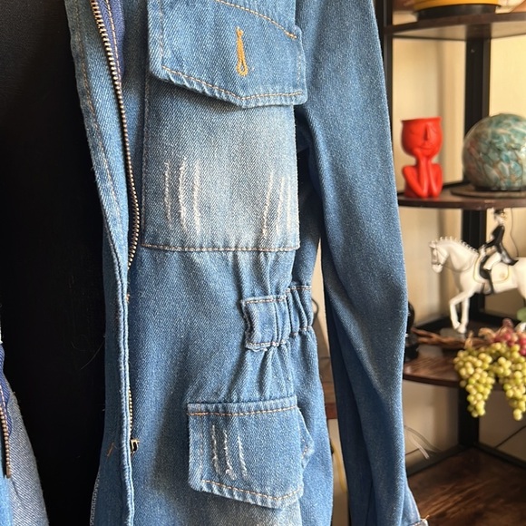 Misses Jean Jacket size 28 by Aimeite Brand New - Picture 2 of 5